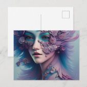 フローラと羽の女 ポストカード (正面/裏面)