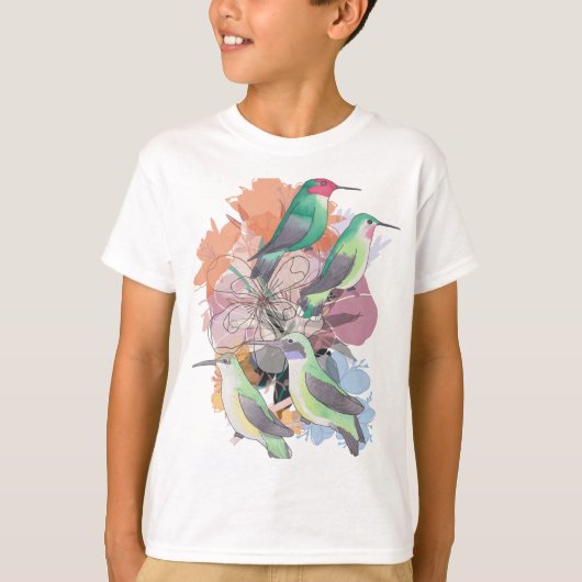 フローラと花 Tシャツ (正面)