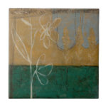 フローラと草花のスケッチ タイル<br><div class="desc">ジェニファー・ゴルdberger絵画は、この分野で多くの問題を抱えている。フローラスケッチは中央のステージを、小さな木は背景を構成する。ユージーン・デラクロワやエドワード・ホッパーのファンは、この作品を購入したい！</div>