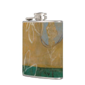 フローラと草花のスケッチ フラスク (左)