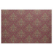 フローラと葉物模倣織り模様 ファブリック (ヤード)