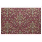 フローラと葉物模倣織り模様 ファブリック (ファットクウォーター)