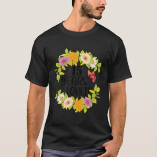 フローラと蝶カップル15歳アニバーズ Tシャツ