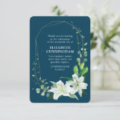 フローラと観モダン葉記念 サンキューカード (スタンド正面)