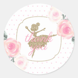 フローラと金ゴールドバレリ感謝していーナお願い ラウンドシール