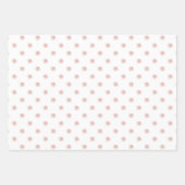 フローラと金ゴールドレ結婚ース ラッピングペーパーシート (正面3)