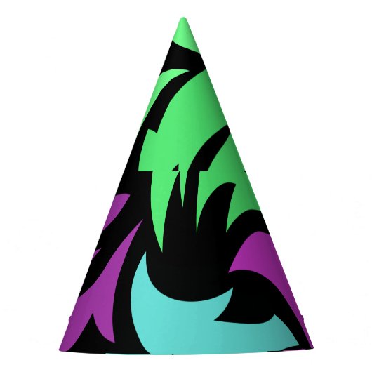 フローラと魅力のシームレスなスタイリッシュ夏 パーティーハット (正面)