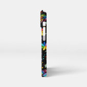 フローラと魅力のシームレスなパターン夏 iPhoneケース (左側面)