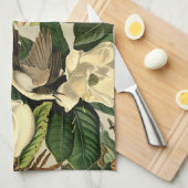 フローラと鳥の二十一の二 キッチンタオル (四つ折り)