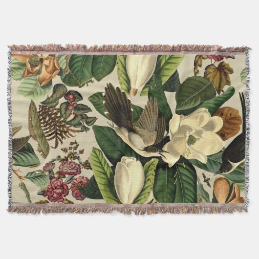 フローラと鳥の二十一の二 スローブランケット (正面)