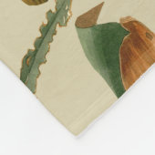 フローラと鳥の二十一の二 フリースブランケット (角)