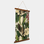 フローラと鳥の二十一の二 吊り下げ型タペストリー (傾斜あり)