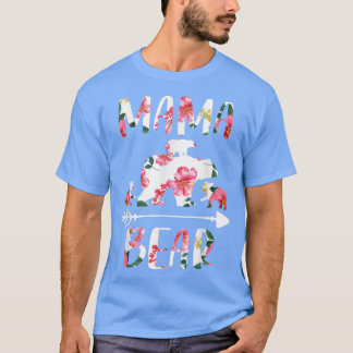 フローラにマッチする家族の衣装おもしろい、ママベアザ Tシャツ