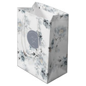 フローラに結婚感謝の抱き枕エレガント ミディアムペーパーバッグ (裏面アングル)