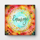 フローラのかわいらし刺激をお洒落促す フォトプラーク (正面)