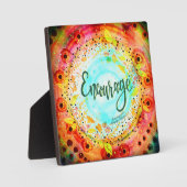 フローラのかわいらし刺激をお洒落促す フォトプラーク (正面)