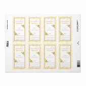 フローラのまわりに蔵書票 ラベル (フルシート)