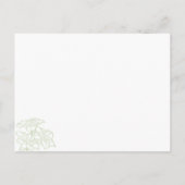 フローラのアウトライン日付はがきを保存 案内ポストカード (裏面)