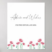 フローラのアドバイスと新婚ポスターへの願い ポスター (正面)