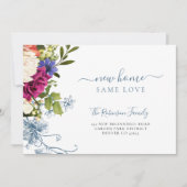 フローラのエレガント台本の移動 案内状 (正面)