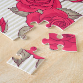 フローラのケージバラパターン ジグソーパズル (側面)