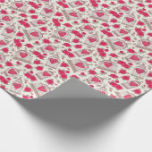 フローラのケージバラパターン ラッピングペーパー (角)