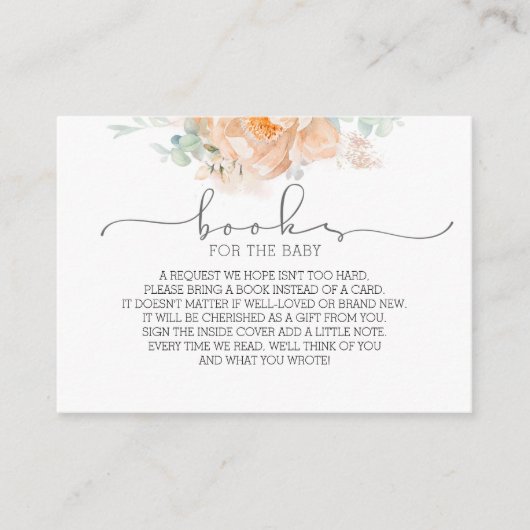 フローラのシャワー図書リクエスト 名刺 (正面)