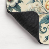 フローラのシームレスなパターンデザイン マウスパッド (コーナー)