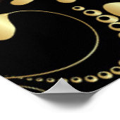 フローラのシームレスなパターンフローリッシュ3d壁紙。または ポスター (角)