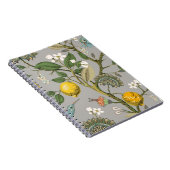 フローラのシームレスなパターン植物壁紙。計画 ノートブック (右側)