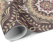 フローラのシームレスなパターン ラッピングペーパー (ロールコーナー)