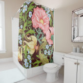 フローラのシームレスなパターン、背景、インアートノー シャワーカーテン (インサイチュ)