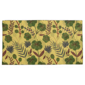 フローラのシームレスな模様の花と蝶 枕カバー (正面右)