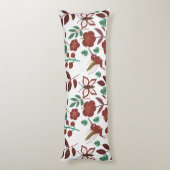 フローラのシームレスな模様 ボディピロー (裏面 (縦))