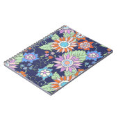 フローラのシームレスな背景パターン春 – 夏 ノートブック (左側)