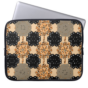 フローラのシームレスな背景。かわいらしヴィンテージ ラップトップスリーブ