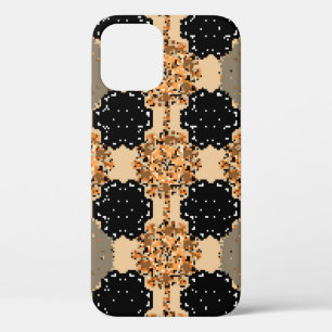 フローラのシームレスな背景。かわいらしヴィンテージ iPhone 12ケース