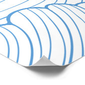 フローラのシームレスな背景、美しいパターン ポスター (角)