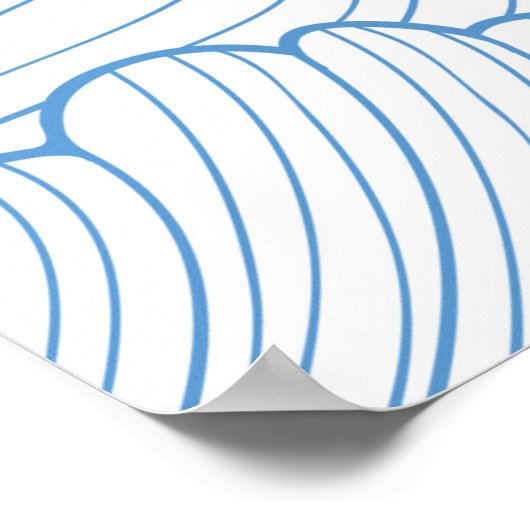 フローラのシームレスな背景、美しいパターン ポスター (角)