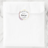 フローラのステッカー ラウンドシール (バッグ)