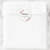 フローラのステッカー ラウンドシール (バッグ)