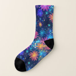 フローラのソックス：すべてのステップのためのスタイリングされた花びら ソックス