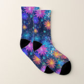 フローラのソックス：すべてのステップのためのスタイリングされた花びら ソックス (ペア)