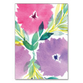 フローラのテーブル番号 テーブルナンバー (裏面)