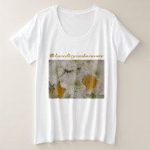 フローラのハッシュタグ女性のtシャツ