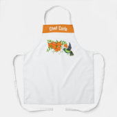 フローラのハミングバードベーカーシェフ エプロン (正面)