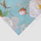 フローラのバセットハウンドティール（緑がかった色）スーツのデコップページ 薄葉紙 (詳細)