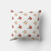 フローラのバラの花 クッション (裏面)