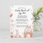フローラのバンニーとイースターブランチと卵の狩り 招待状 (スタンド正面)