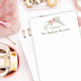 フローラのフェミニン机の水色 ポストイット